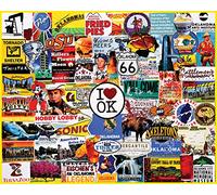 White Mountain - I Love Oklahoma, rompecabezas de 1000 piezas, rompecabezas de publicidad vintage