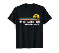 White Mountain National Forest Vintage Retro Souvenirs Bike Camiseta