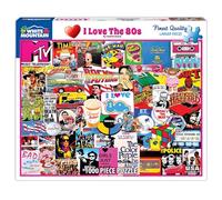 White Mountain Puzzle I Love the 80s - Puzzle (1000 piezas, 610 x 760 mm)
