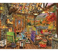 White Mountain Puzzles Autumn Porch, rompecabezas de 1000 piezas