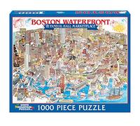 White Mountain Puzzles Boston Waterfront - 1000 Piece Jigsaw Puzzle by White Mountain Puzzles