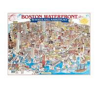 White Mountain Puzzles Boston Waterfront - 1000 Piece Jigsaw Puzzle by White Mountain Puzzles
