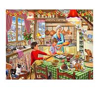 White Mountain Puzzles Christmas at Grandma's - Rompecabezas de 1000 piezas