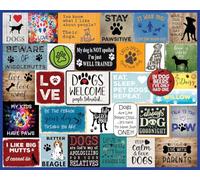 White Mountain Puzzles - I Love Dogs - Rompecabezas de 1000 Piezas para Adultos y niños - Actividad Familiar Divertida - 24 x 30 Pulgadas