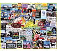 White Mountain Puzzles - I Love Martha's Vineyard - Rompecabezas de 1000 piezas