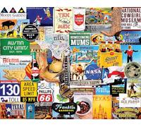 White Mountain Puzzles I Love Texas Rompecabezas de 1000 Piezas 760mm x 610mm ( WMP )