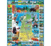White Mountain Puzzles Lo mejor de New Hampshire - Rompecabezas de 1000 piezas