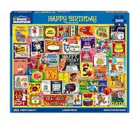White Mountain Regalos de Feliz cumpleaños para Mujeres y Hombres, Divertidos Rompecabezas de 1000 Piezas para Adultos, Ideas de Collage