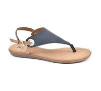 WHITE MOUNTAIN Shoes London Sandalias para mujer, Azul (Marino), 38 EU