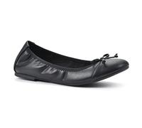 White Mountain Shoes Sunnyside II - Zapatos Planos de Ballet para Mujer, Negro y Liso., 39.5 EU