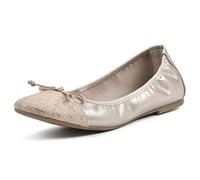 WHITE MOUNTAIN Sunnyside II, Zapatos Tipo Ballet Mujer, Hormigas Gold Multi Esprint, 41.5 EU