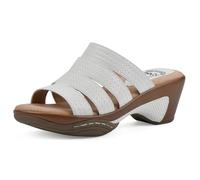 WHITE MOUNTAIN Valora, Sandalias con cuña Mujer, Tejido Blanco, 38.5 EU