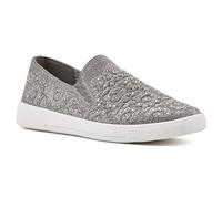 White Mountain Zapatillas Unity para Mujer, Plata/Tela, 41 EU