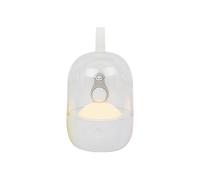 (White) New Upgraded Touch Bedside Table Lamp - Modern Small Lamp for Bedroom Living Room Nightstand, Portable Desk Lamp