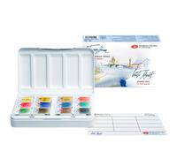 White Nights Juego de acuarela profesional - 12 bandejas completas de pigmentos extrafinos de calidad artνstica Colores vibrantes resistentes a l