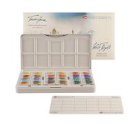 Nevskaya Palitra Set de acuarelas White Nights Watercolour – 24 colores, caja de plástico
