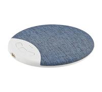 White Noise Machine, Soothing Sleep Aid, Portable Sound Device, 9,6 x 9,6 x 1,2 cm Relaxation Timer Tool, for Home Bedroom Nursery Hotel Travel, Sturdy Sleep Accessory for Adults Daily Rest