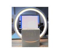 White Noise Sleep Light Sunrise Wake- Light Alarm Clock with Touch Night Light Sound Function Speaker