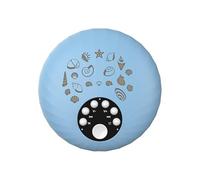 White Noise Sound Machine - 10 Modes Rechargeable Portable, Soothing Audio Sleep Aid, Integrated Ambient Night Light, Compact Travel Relaxation Device, Kids Sound Machine for Home Nursery Dorm Car