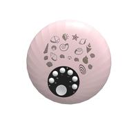 White Noise Sound Machine - 10 Modes Rechargeable Portable, Soothing Audio Sleep Aid, Integrated Ambient Night Light, Compact Travel Relaxation Device, Kids Sound Machine for Home Nursery Dorm Car