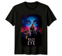 White of The Eye (1987) Movie Poster Inspired T-Shirt Retro 80s tee Black XL