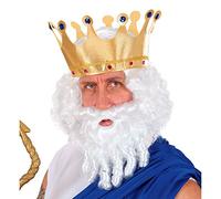 White Olympian god wig for men (peluca)