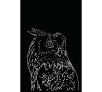 White Owl Notebook: Back to School | Ruled Paper | 6x9 in | 100 Sheets | Perfect for Notes | Cool Design Cover