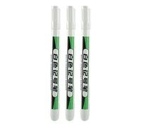 White Paint Marker - Oil Based Waterproof Pen, Quick Dry Ink Tool, Permanent Writing Marker | Glass Ceramic Wood Leather Sarface Marking Drawing Art Craft Diy Projects Usage, Long Lasting Durable
