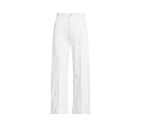 White Pantalón chino de pernera ancha 44