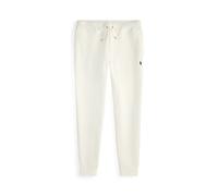 White Pantalón jogger de punto doble S