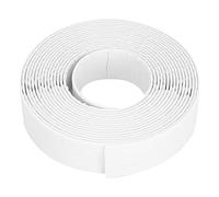 White PE Water proof Sealing Strip Self Adhesive Kitchen Bathroom G ap Tape 90° Bend Crease Line for Tight Seal Mil dew for Stovetop Toilet Sink Bathtub