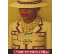 White Pearl Necklace OOTD Elegant Notebook, Wide Ruled With Field, 100 Sheets-200 Pages 7.5 X 9.25 inch: Because Elegance Deserves Its Pages