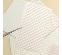 White Pearl Stickers 22x18cm Acrylic Nail Art(Milk(3,090 pcs)) | para Pure white acrylic, self-adhesive backing, nail art, face gems, stage makeup, long lasting shine