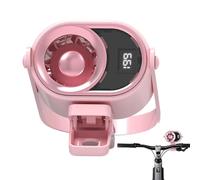 White Personal Cooler, Compact Rechargeable Air Circulator Device, Silent with Speed Modes, Portable Cooling Fan Device, Desk Fan with Style, for Hiking Beach Travel