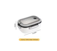 (White) Plastic Lunch Box With Spoon Fork Student Office Microwave Oven Bento Boxes Double Layer Fresh-keeping Food Container Tableware
