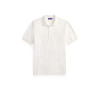 White Polo de piqué Custom Slim Fit M