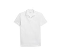 White Polo de piqué elástico Custom Slim Fit L