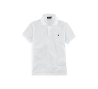 White Polo de piqué elástico Slim Fit L