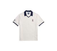 White Polo Wimbledon Classic Fit de piqué XS