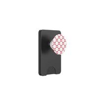 White Red Leaf-Like Maple Leaves Naturalistic Ottawa Modern PopSockets PopWallet para MagSafe