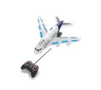 (white)Remote Control Airplane Vehicle Toy Airbus Electric Remote Control Model Plane With Lights Sounds (no Flying)