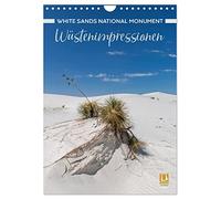 WHITE SANDS NATIONAL MONUMENT Wüstenimpressionen (Wandkalender 2026 DIN A4 hoch), CALVENDO Monatskalender: Beeindruckender Südwesten der USA