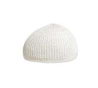(White) Saudi Headwear Muslims Men Prayer Hat Knitted Saudi Arabia Islamic Hat Unique Ethnic Muslims Men Prayer Hat White