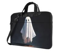 White Sheet Ghost Floating In The Air - Funda acolchada para laptop de 15.6 pulgadas, funda acolchada para mujeres y hombres