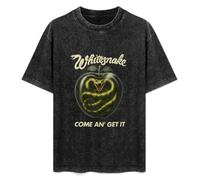 White Snake Whitesnake Come An' Get It Rock Band Mens T-Shirt Black Unisex Top tee 3XL
