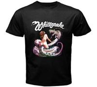 White Snake Whitesnake Rock Band Legend Mens T-Shirt Black XL