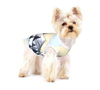 White Snowy Mountains - Chaleco de algodón para perros pequeños, transpirable, suave y cómodo, para gatos y perros