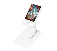 White Stallion Under The Peach Blossom Tree Soporte universal para teléfono, soporte ajustable para teléfono celular, trípode giratorio de 360° para iPhone, perfecto para uso diario
