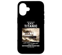 White Star Line RMS Titanic Ship Niños Niños Hombres Carcasa para iPhone 16