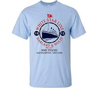 White Star Line Titanic Inspired T-Shirt - Film Boat Ship Sailing tee